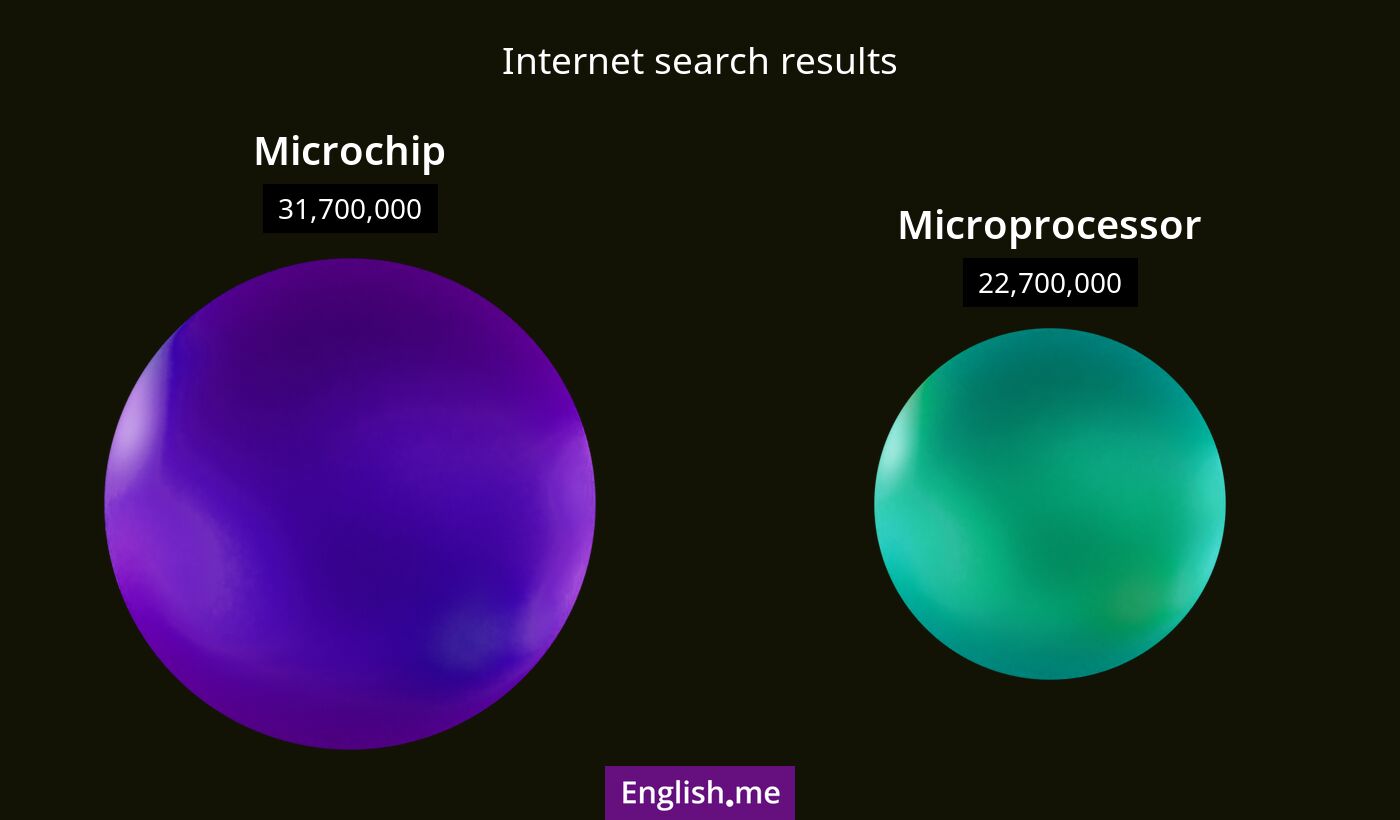 Internet search results for microchip) and microprocessor