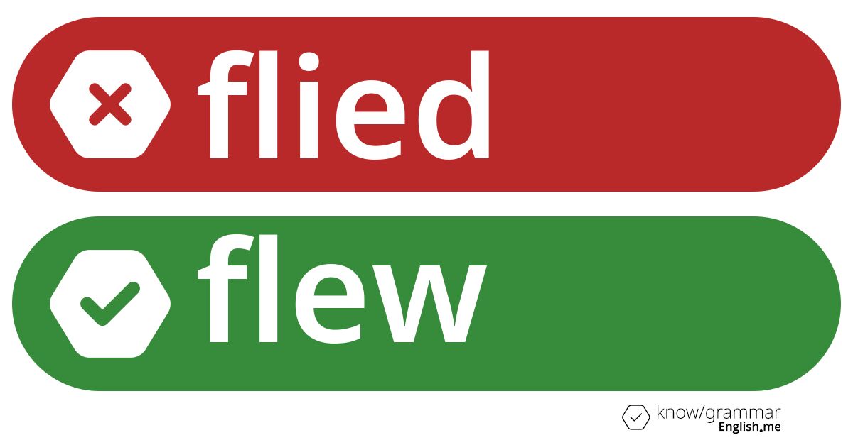 Flied or flew. What's correct?