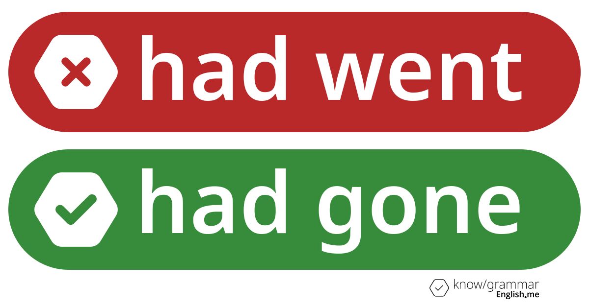 Pourquoi "had went" est incorrect en anglais?
